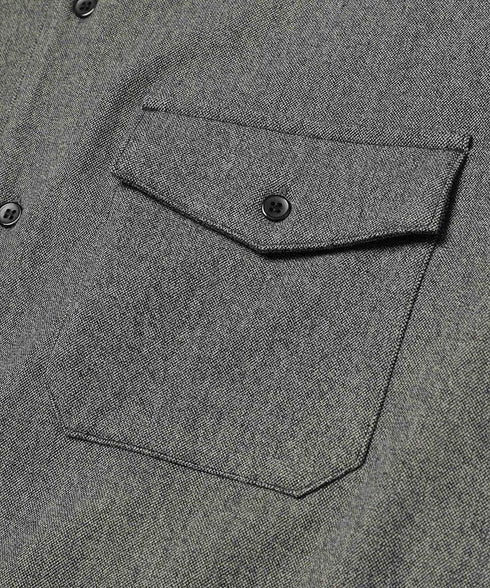 MR.OLIVE / PEACHSKIN STRETCH GABARDINE / CPO SHIRT / ミスターオリーブ ピーチスキンストレッチギャバジン CPOシャツ
